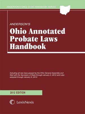 cover image of Anderson's Ohio Probate Law Handbook